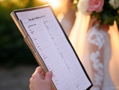 Checklist de mariage