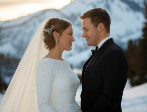 un mariage à la montagne