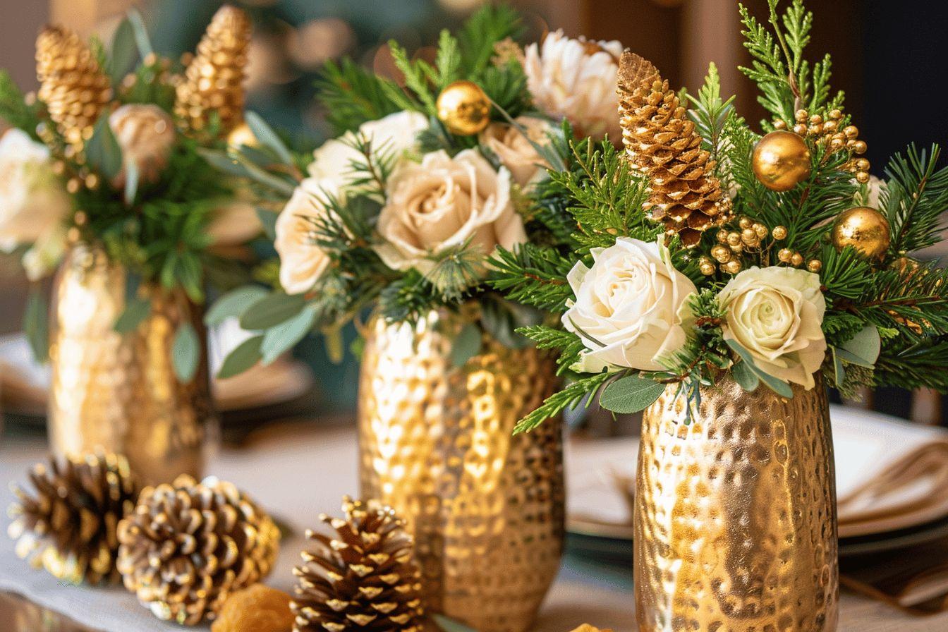 Décoration de mariage vert et or : idées élégantes pour une ambiance naturelle et raffinée